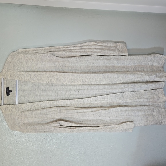 The Limited | Gray Long Cardigan Sweater Size Medium - Picture 2 of 9